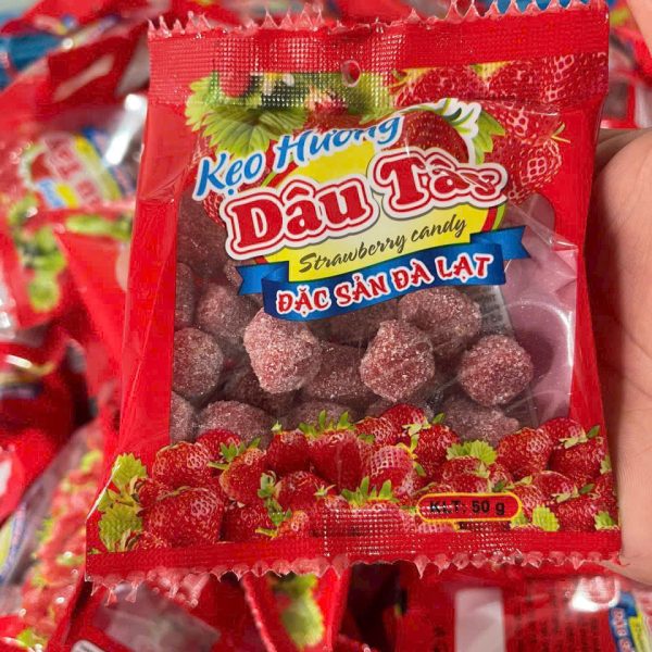 Kẹo hương dâu tây - Đặc sản Đà Lạt